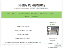 Tablet Screenshot of improvconnections.com